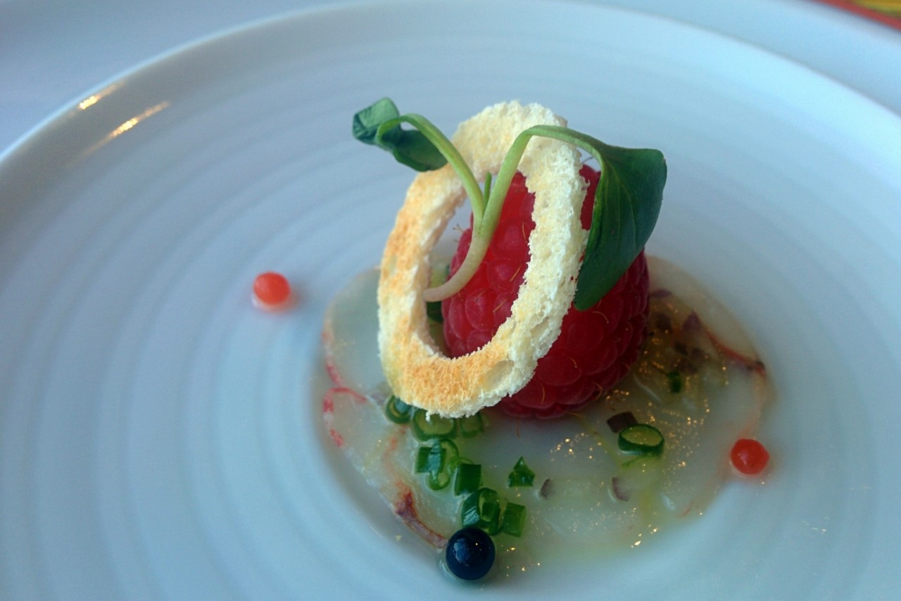 Art on a plate aboard the Carnival Legend. Credit: Copyright 2015 Dana Rebmann