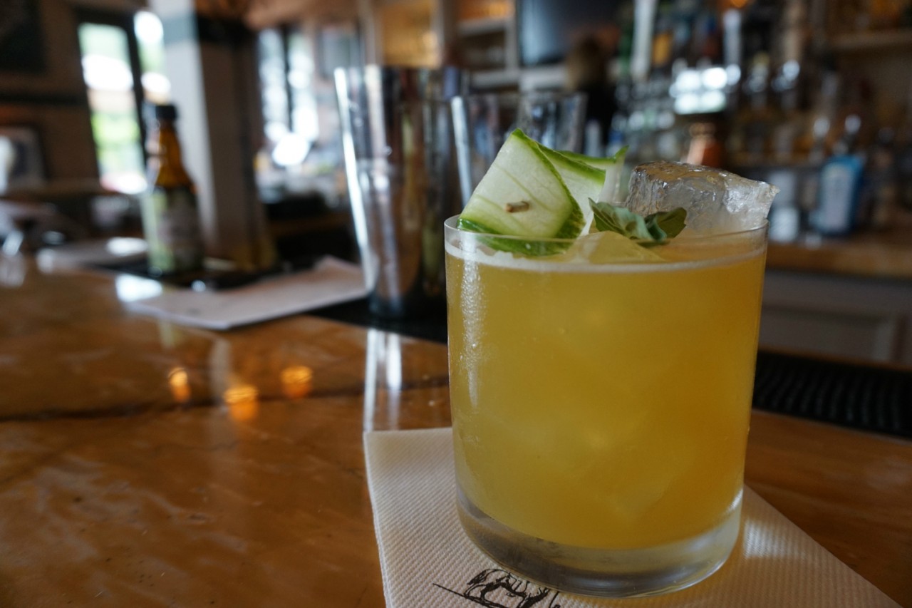 The Pimm's Cup, a classic gin-based English cocktail, is Pimm's No. 1, cucumber and lemonade, lemon-lime soda or ginger ale. Mix things up by swapping the gin for tequila for a clean, refreshing beverage. Credit: Copyright 2015 Oscar E. Murden Jr. 