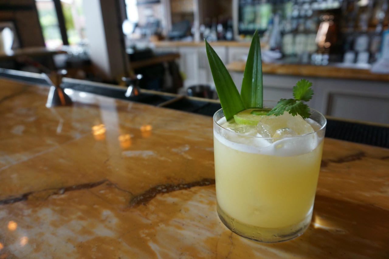 "It's simple to make your own pepper-infused tequila," says Gibson, who admits that La Piñata is his favorite of the tequila creations he makes, because the cilantro and the heat are a match made in mixology heaven. Just slice one serrano in half lengthwise and drop it into a bottle of tequila. Let it sit for 24 hours, then taste. Credit: Copyright 2015 Oscar E. Murden Jr. 