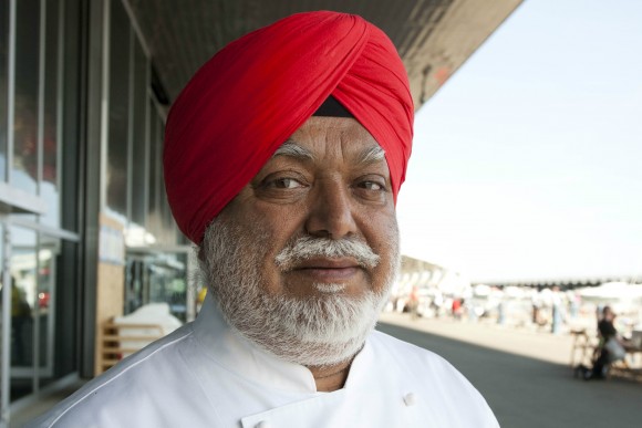 Manjit S. Gill, executive chef for ITC Hotels, champions a greener approach. Credit: Copyright 2015 Carla Capalbo