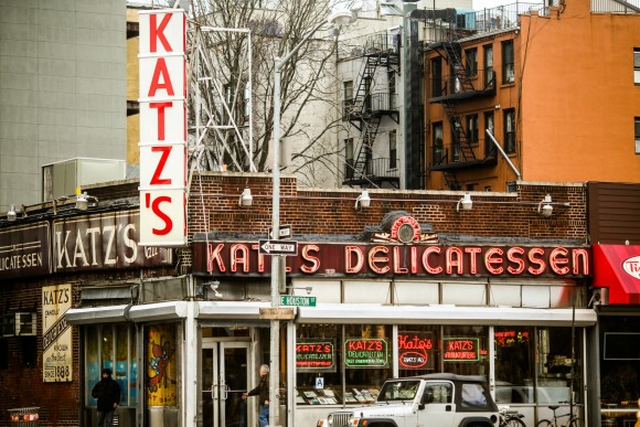 The iconic Katz’s Delicatessen is known for its sandwiches -- and a starring role in a movie. Credit: Copyright 2013 Thomas Hawk