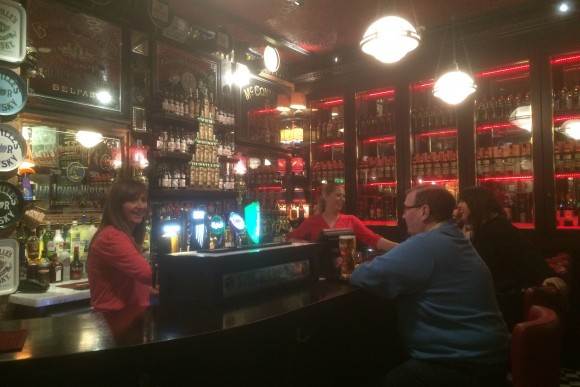Harp Bar in Belfast, Northern Ireland. Credit: Copyright 2016 Clarissa Hyman