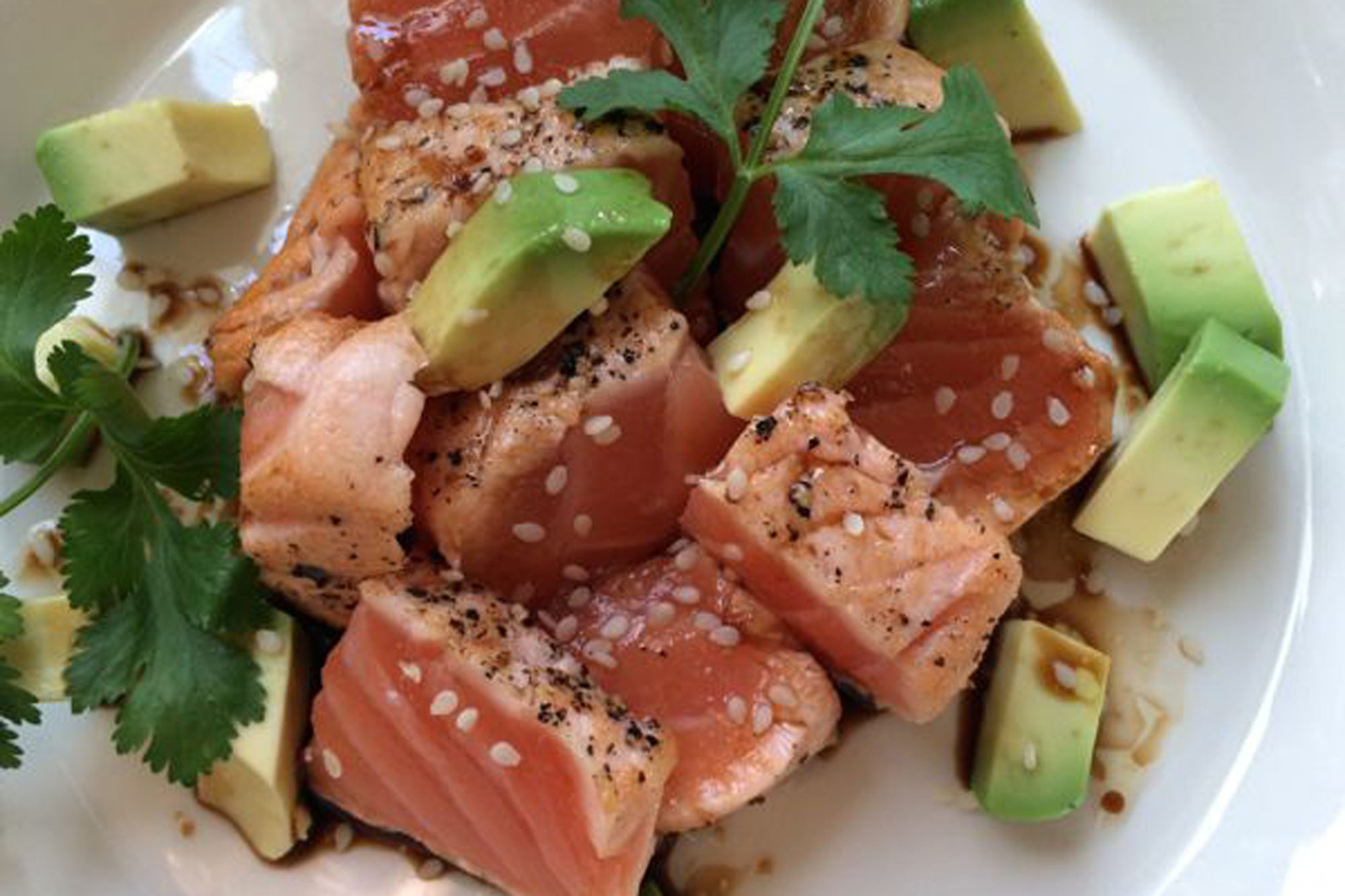 Tataki Salmon. Credit: Copyright 2016 Nancy Harmon Jenkins