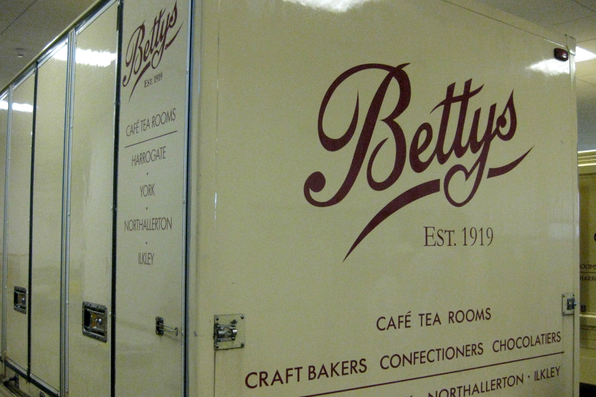 A Bettys delivery van. Credit: Copyright 2016 Sue Style