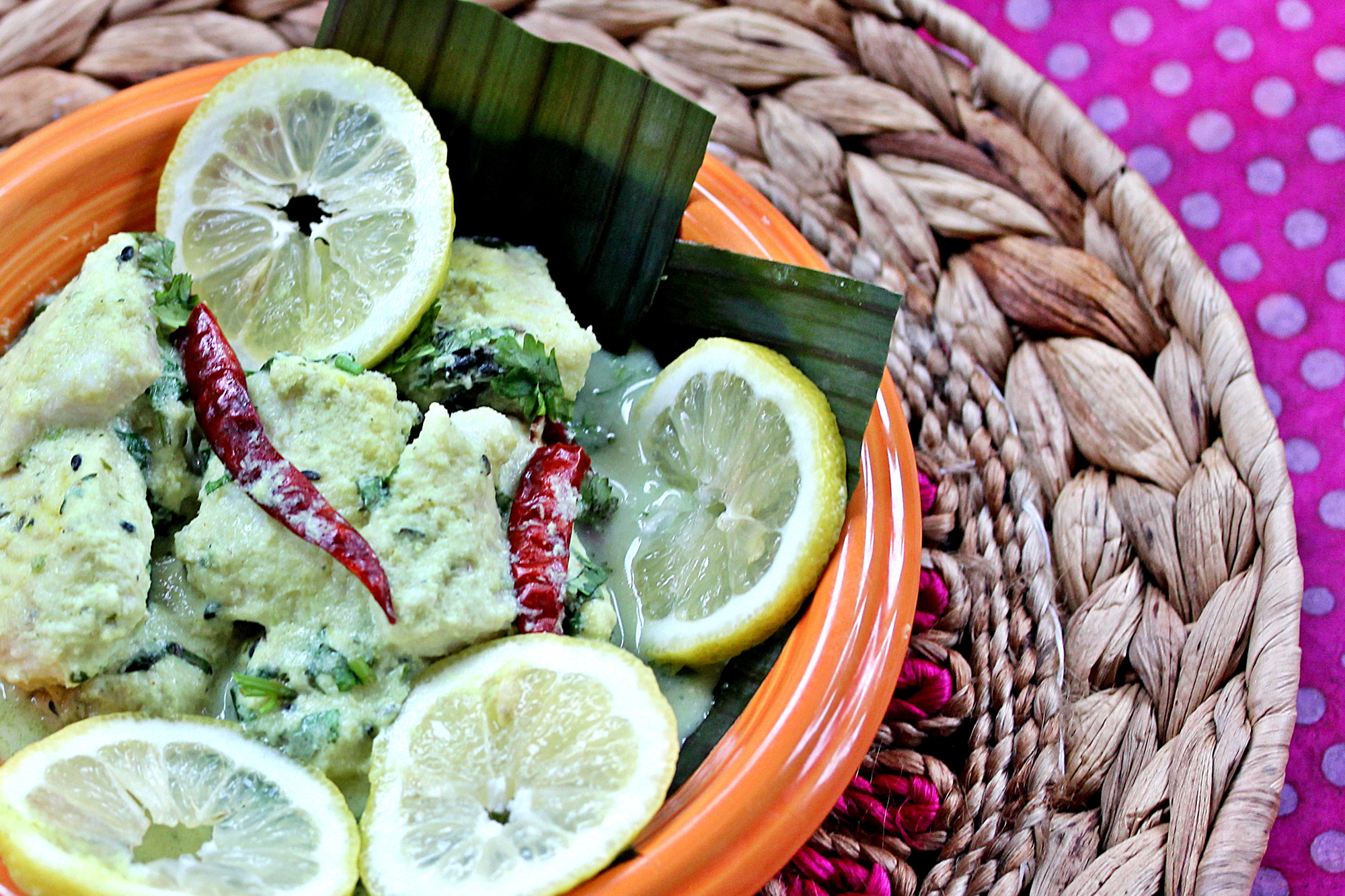 Gandhoraj Maach (Bengali Lemon Coconut Fish). Credit: Copyright 2016 Rinku Bhattacharya