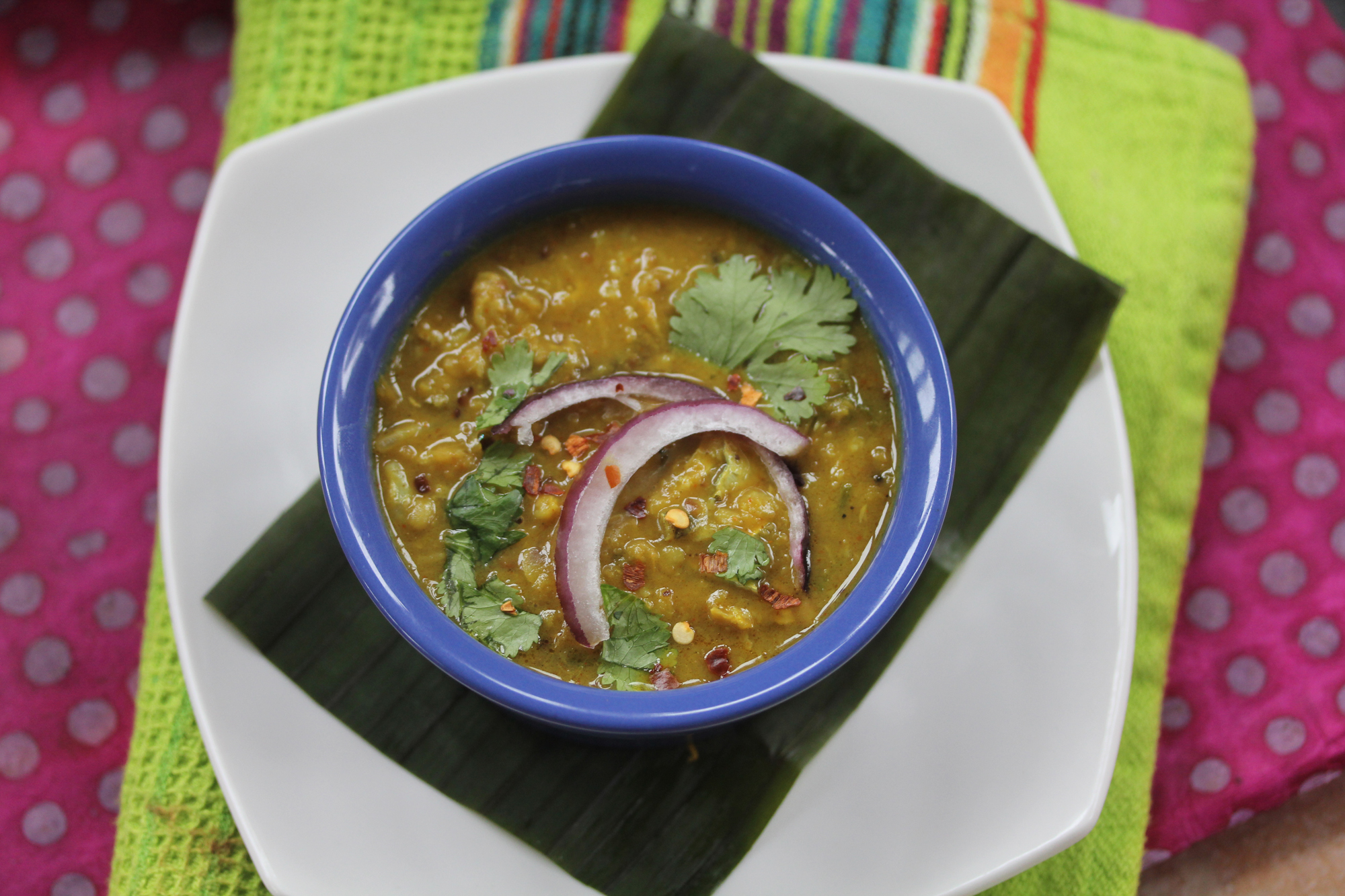 Macher Muro Diye Moong Dal (Yellow Split Lentils With Fish Head). Credit: Copyright 2016 Rinku Bhattacharya