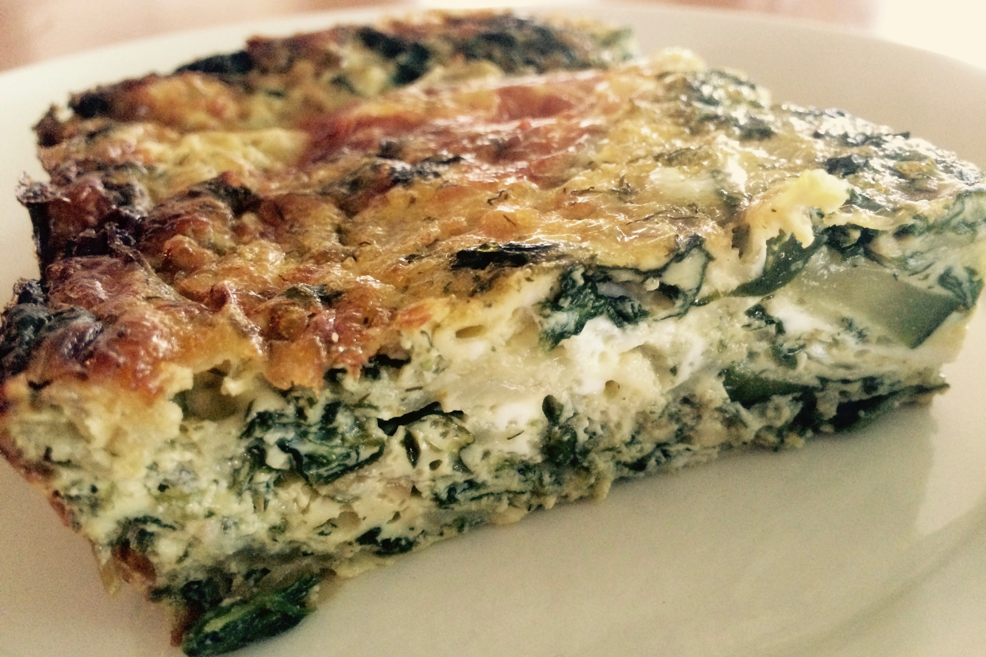 Sfougato of Zucchini and Spinach. Credit: Copyright 2016 Nancy Harmon Jenkins
