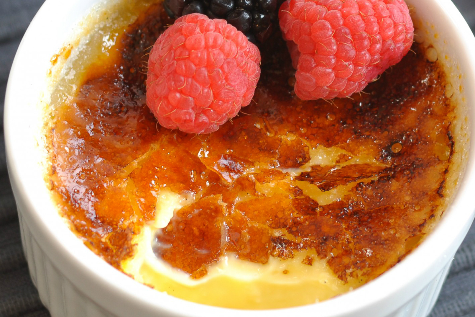 This Sirio Maccioni's Cirque Crème Brûlée has been adapted from Molly O'Neill's New York Cookbook -- a perfect Passover dessert. Credit: Copyright 2016 by Tami Weiser