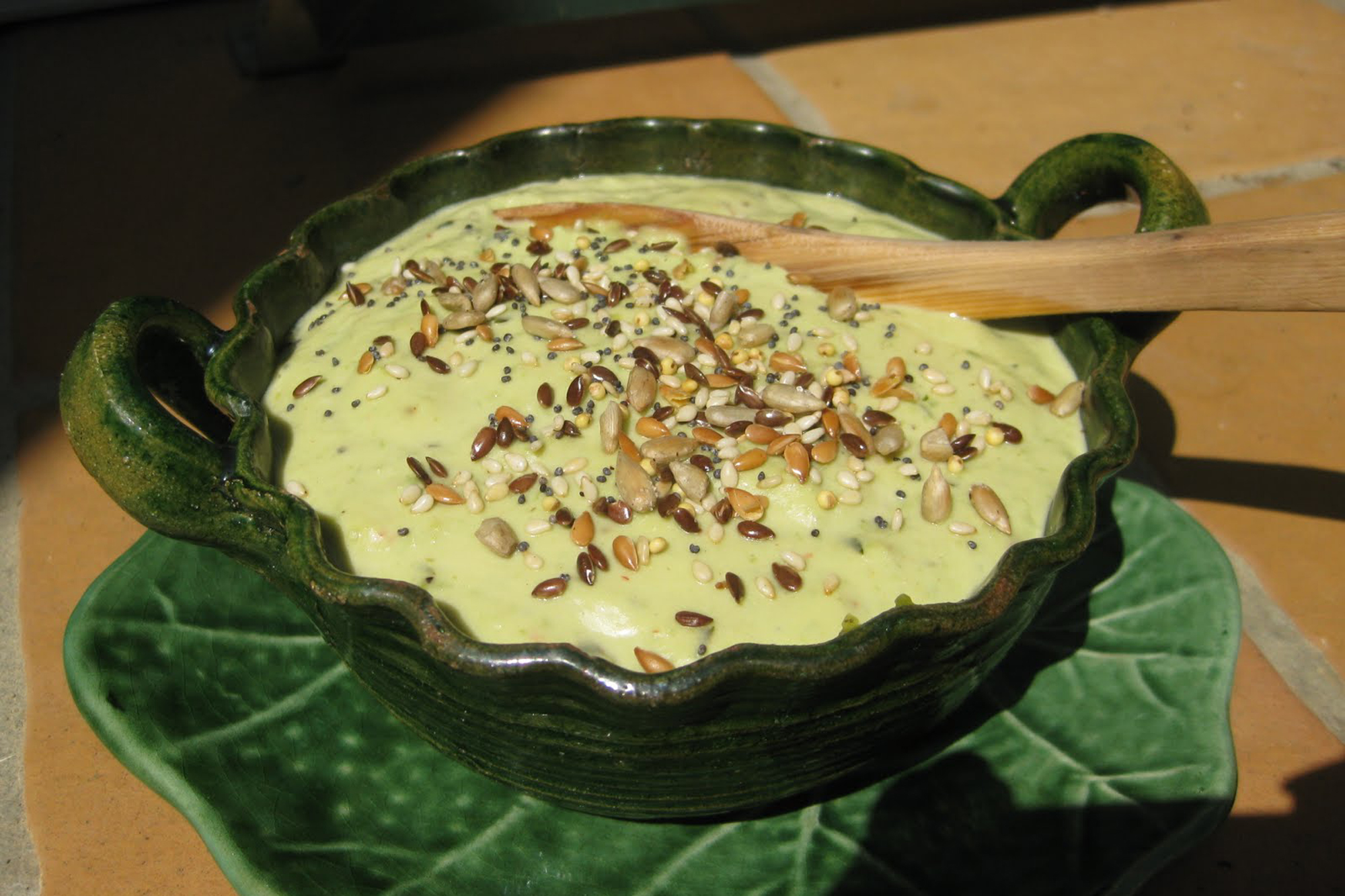 Fava Bean Dip with New Garlic and Cream Cheese. Credit: Copyright 2016 Sue Style