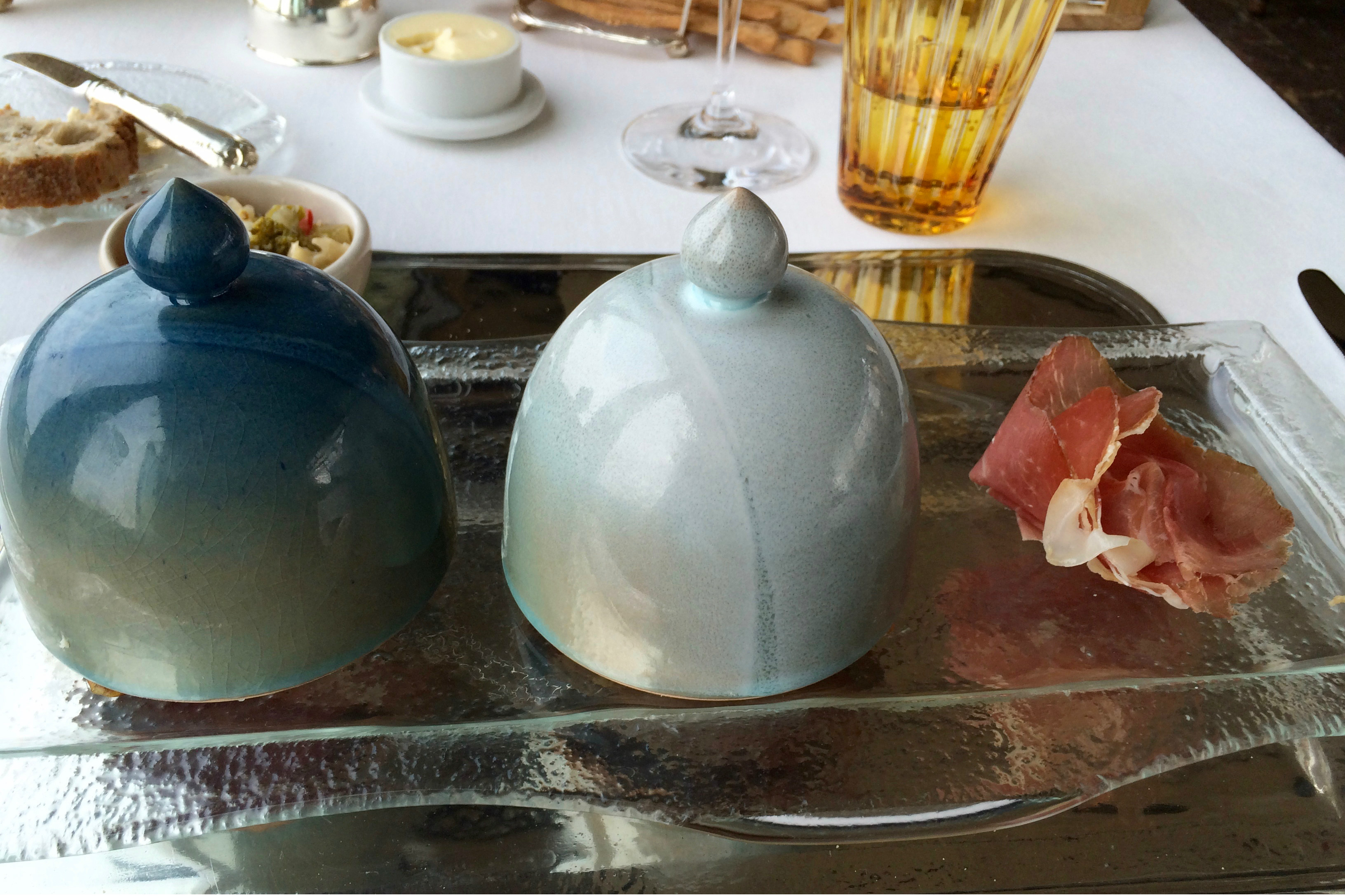 Vertical Tasting of Spigaroli culatello at Antica Corte Pallavicina. Credit: Copyright 2016 John Pleshette