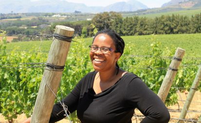 Pioneer winemaker Ntsiki Biyela is launching her own brand, Aslina. Credit: Copyright 2016 Ilana Sharlin Stone