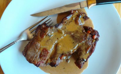 Veal Roast in Wine and Cream. Credit: Copyright 2016 Clifford A. Wright