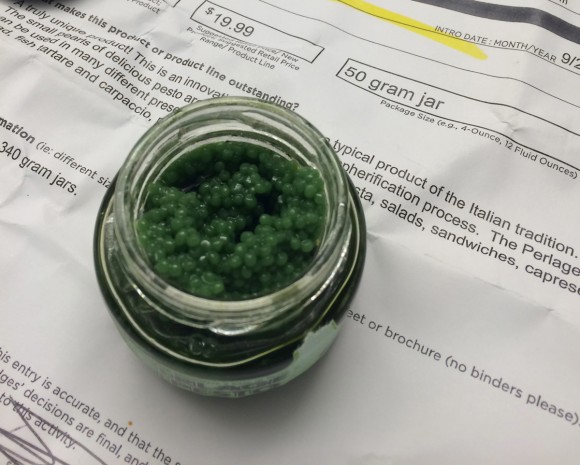 Faux basil caviar is one of five trends to watch.