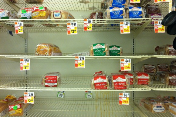 New England snowstorms have sent customers to their supermarkets. Credit: Copyright 2015 Barbara Haber