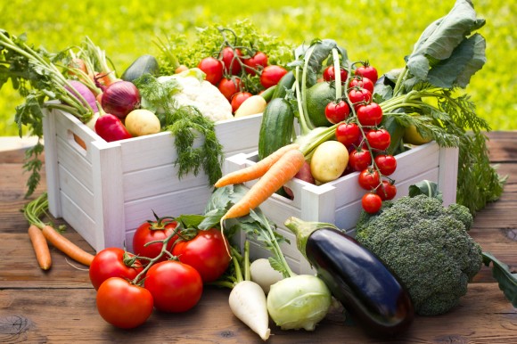 Fresh ingredients from the garden. Credit: pilipphoto