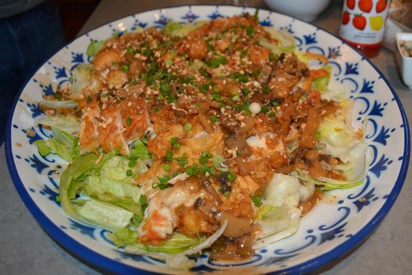 Almond boneless chicken. Credit: Tina Caputo