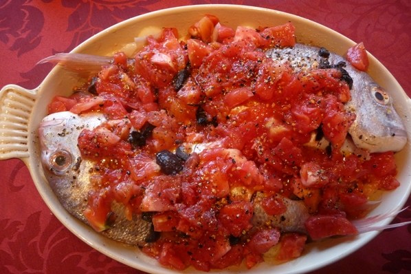 Pesce spade alla “stemperata” made with red snapper. Credit: Clifford A. Wright