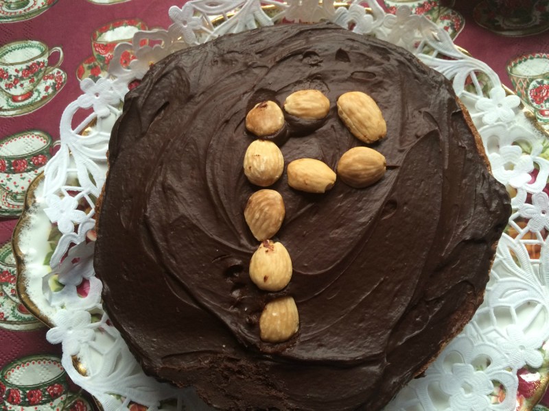 P is for Passover Cake can be adapted for use at other times of the year, too. Change the P to E, and you have a lovely Easter treat! Credit: Copyright 2015 Clarissa Hyman